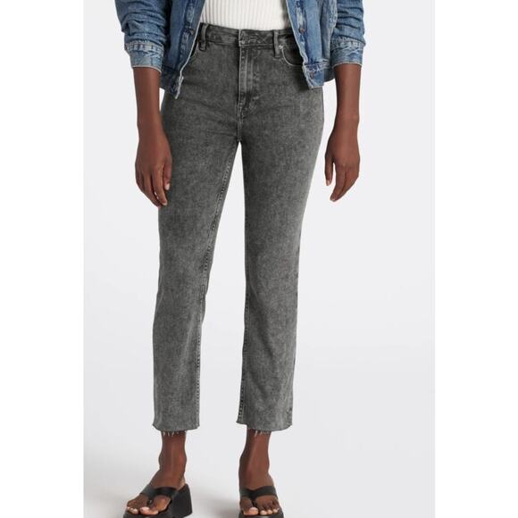 NWT Womens Stevie High Rise Cropped Straight Leg Jean Size 30 - Picture 1 of 8